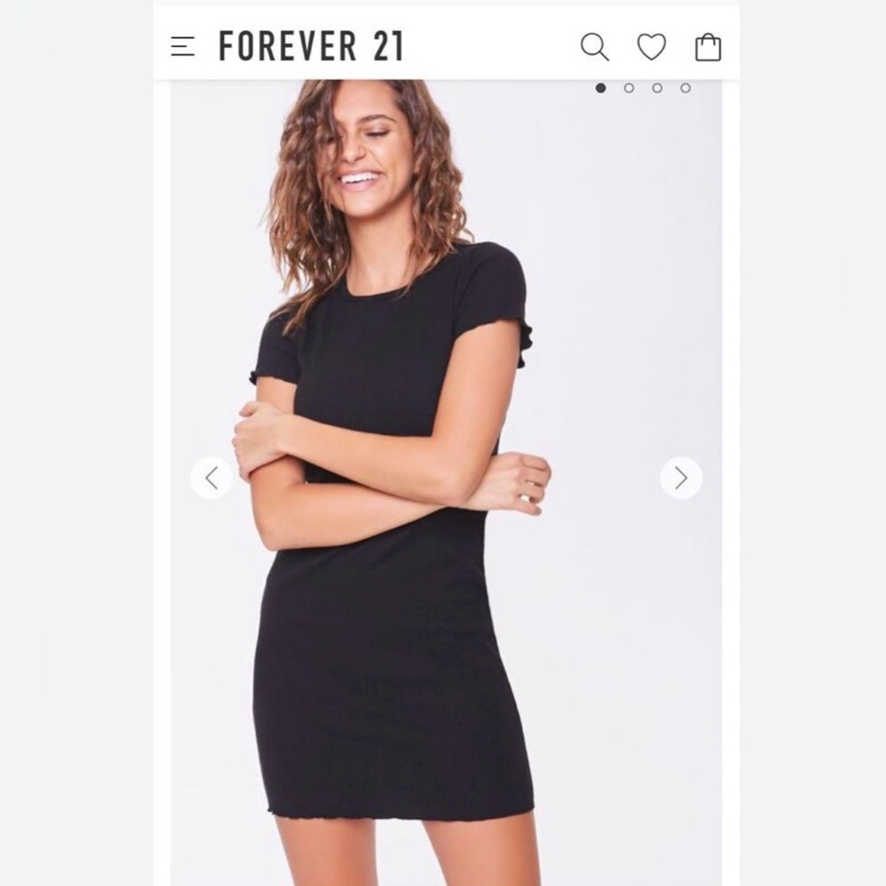 Forever 21 Black Mini Dress size Small